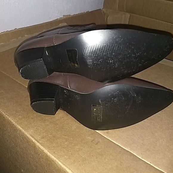 Brown cowgirl boots big kid xl 4/5 or woman small - Picture 2 of 4